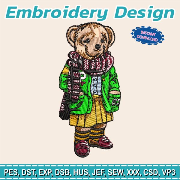 Embroidery Design / RL / With Scarf