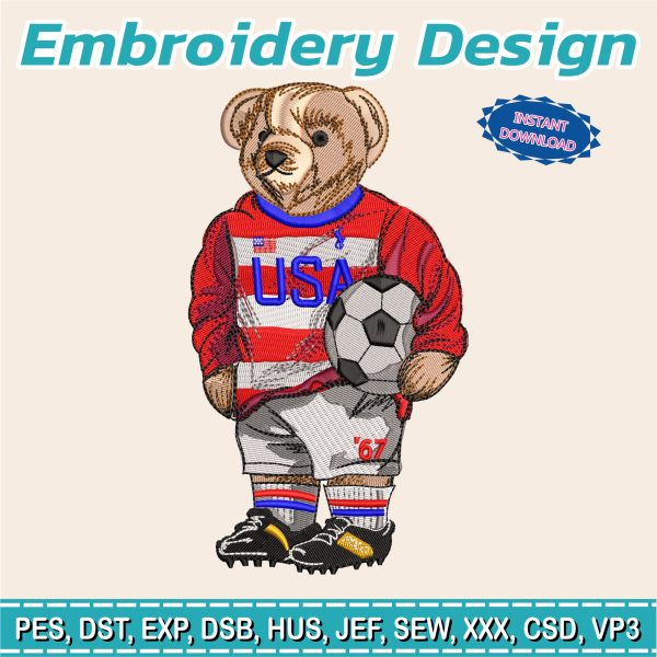 Embroidery Design / RL / SOCCER