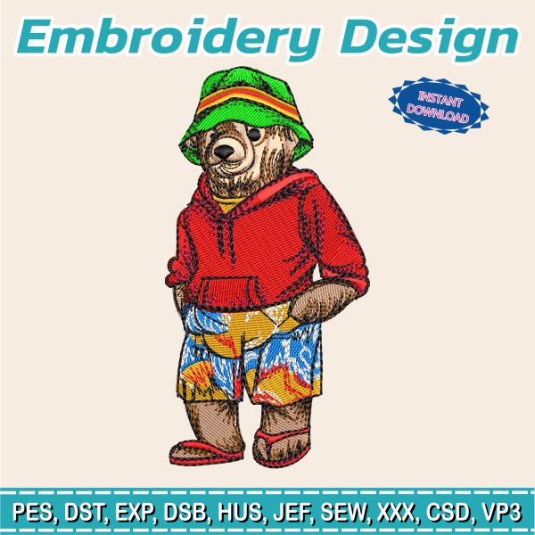 Embroidery Design / RL / Beach