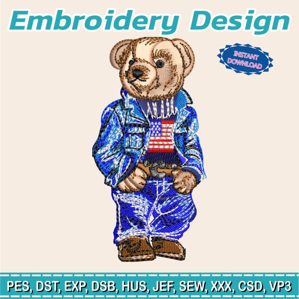 Embroidery Design / RL / flag