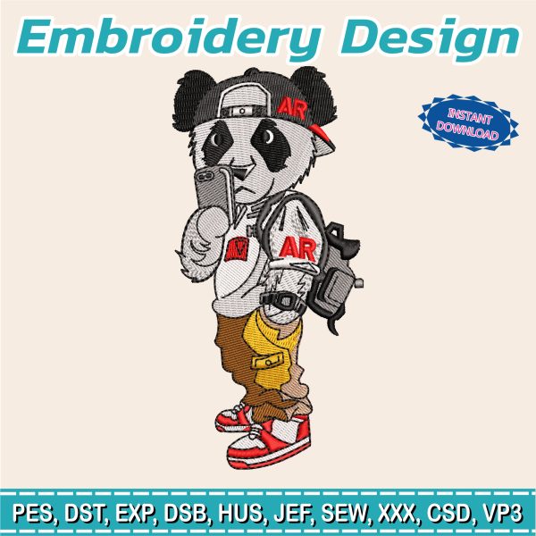 Embroidery Design / Polo Bear / Panda