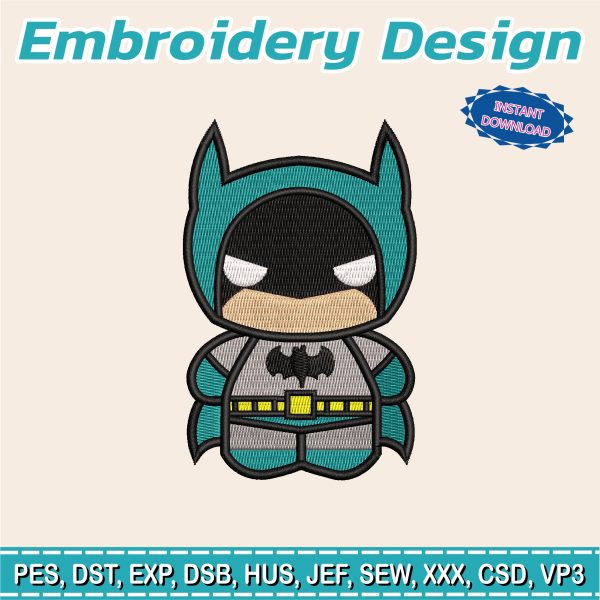 Embroidery Design / Batman Nike POP