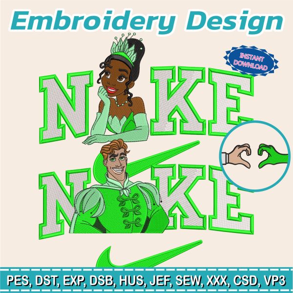 Elements characters / Nike style / The princess and the frog