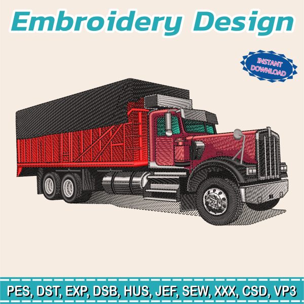 Embroidery Design / kenworth  / INSTANT Download / Car Design / Embroidery file has been tested
